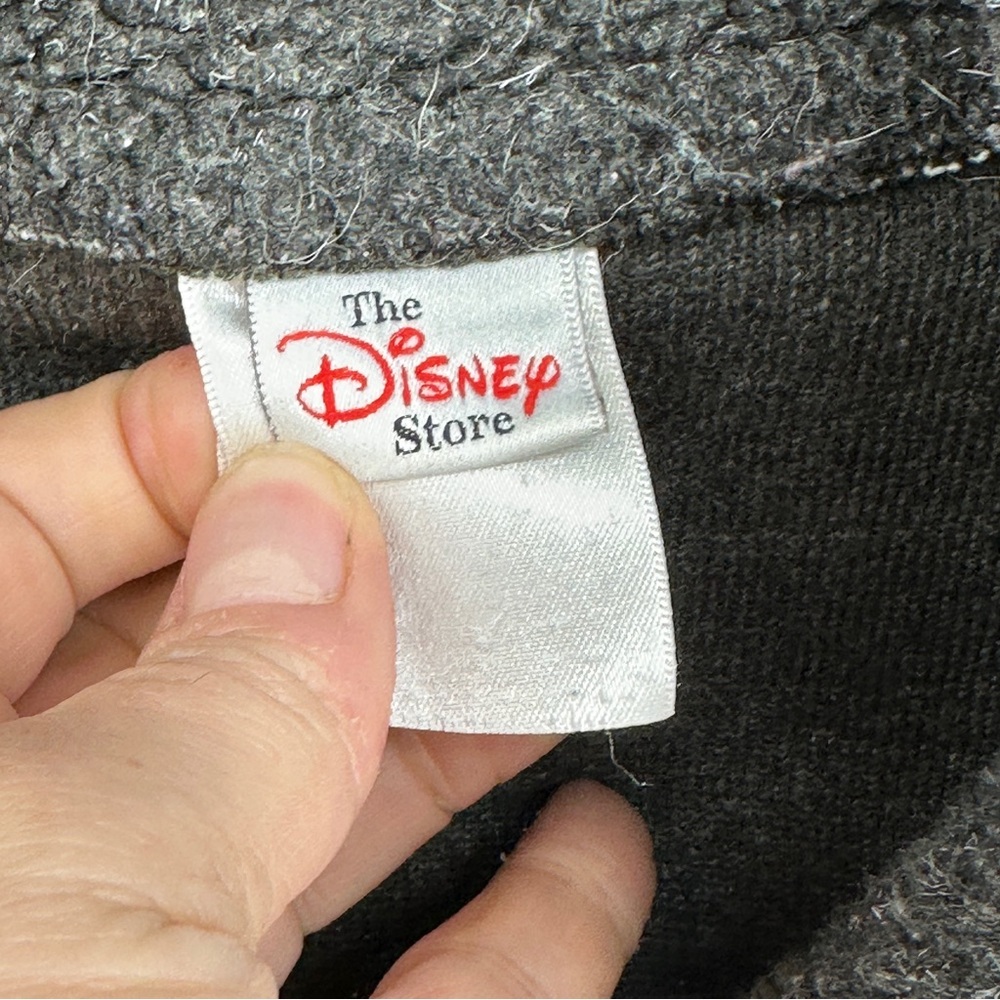 Disney Gray Fleece Jacket with‎ Embroidered Character - Picture 4 of 7
